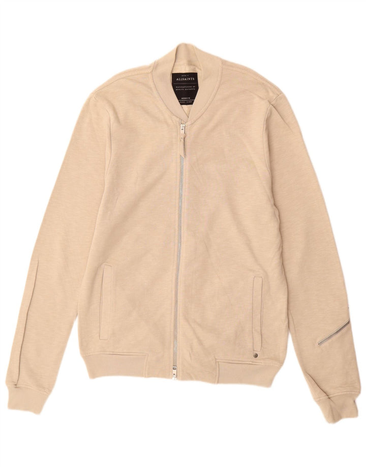 Ανδρική φόρμα All Saints Top Jacket Βαμβακερό μεσαίο μπεζ