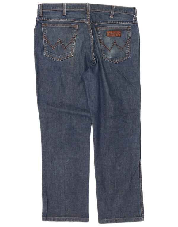 Ανδρικό τζιν ίσιο Wrangler Texas Stretch W38 L29 Μπλε βαμβακερό