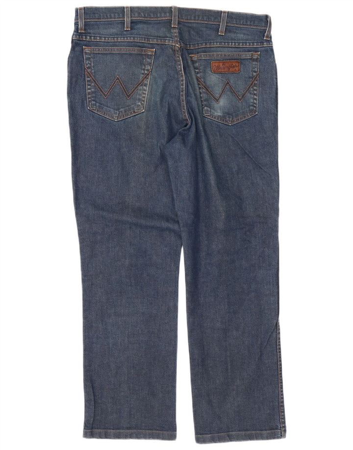 Ανδρικό τζιν ίσιο Wrangler Texas Stretch W38 L29 Μπλε βαμβακερό