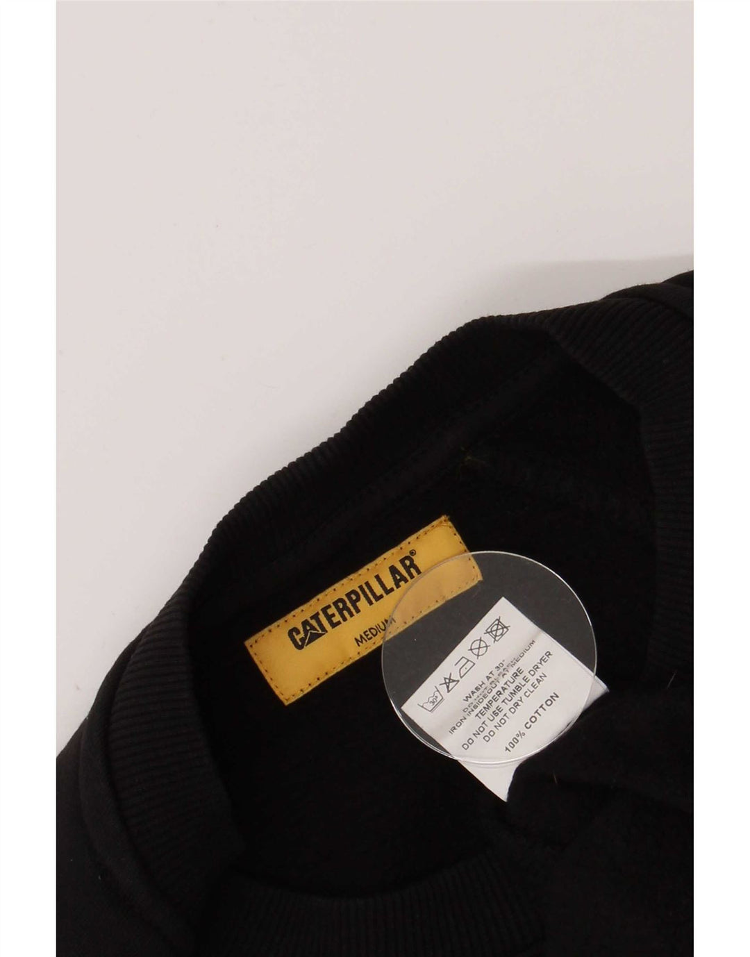 Ανδρική γραφική φούτερ Caterpillar Jumper Μεσαίο μαύρο βαμβακερό
