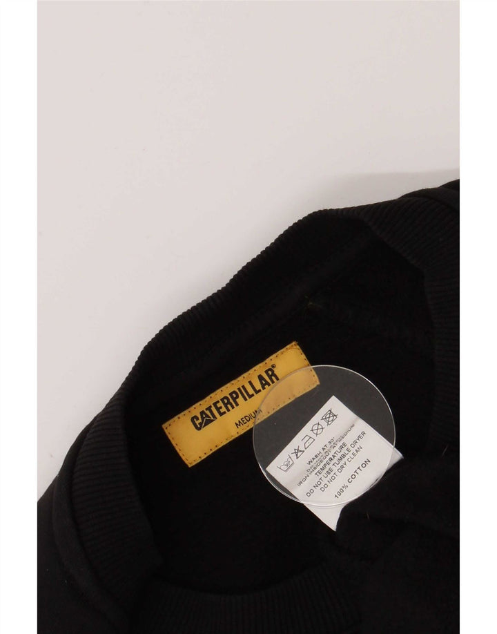 Ανδρική γραφική φούτερ Caterpillar Jumper Μεσαίο μαύρο βαμβακερό