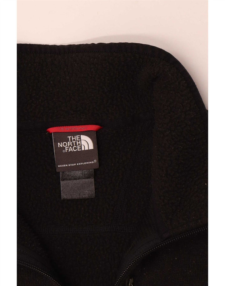 Ανδρικό πουλόβερ με φερμουάρ North Face, μεσαίο μαύρο