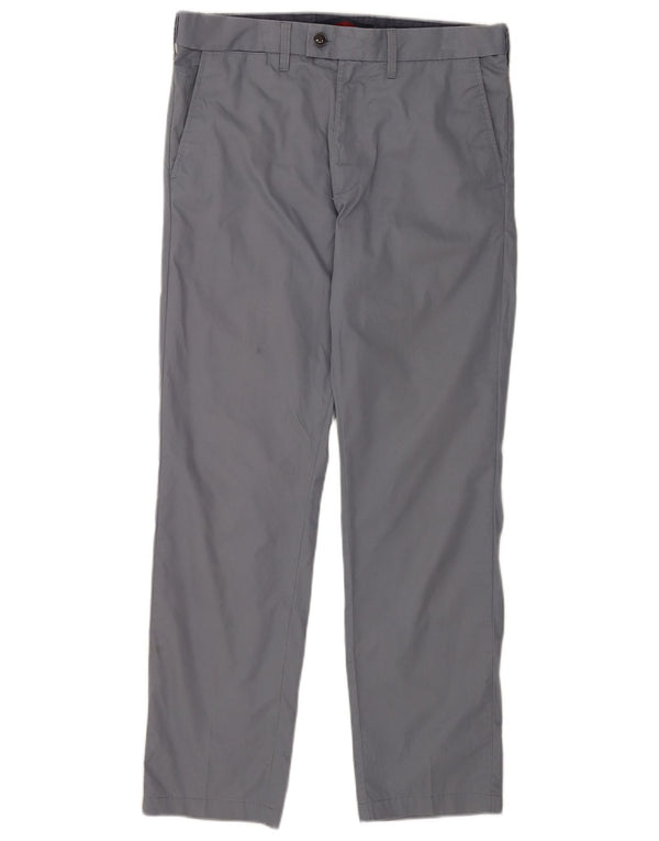 Marks & Spencer Ανδρικό ίσιο παντελόνι Chino W32 L31 Μπλε βαμβακερό