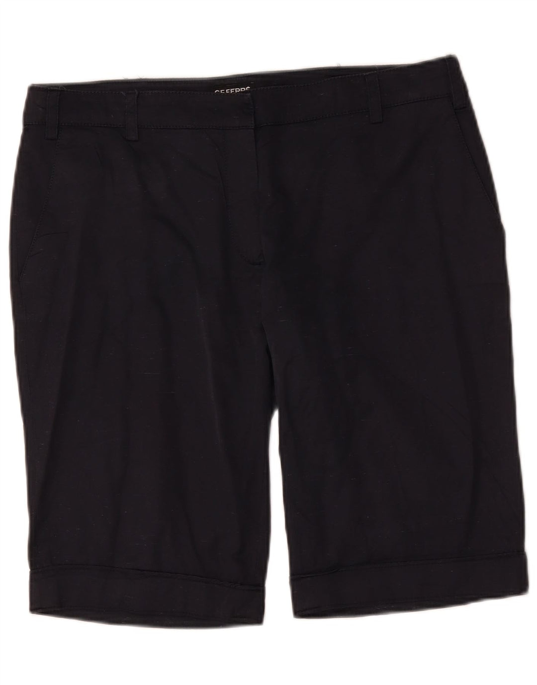Gianfranco Ferre Γυναικείο Σορτς Chino W34 Μεγάλο Navy Blue Silk