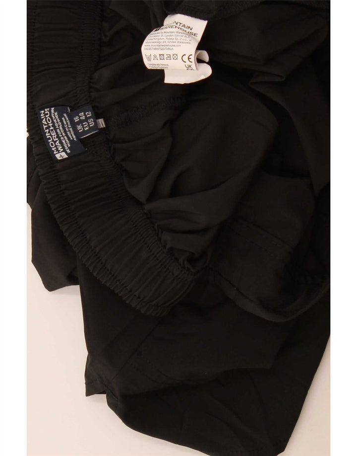 Γυναικείο αθλητικό σορτς Mountain Warehouse UK 16 Large μαύρο πολυεστέρα