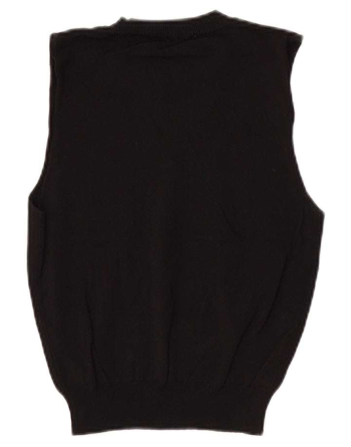 Zara Γυναικείο γιλέκο Crop Tank Top UK 8 Small Black Polyester