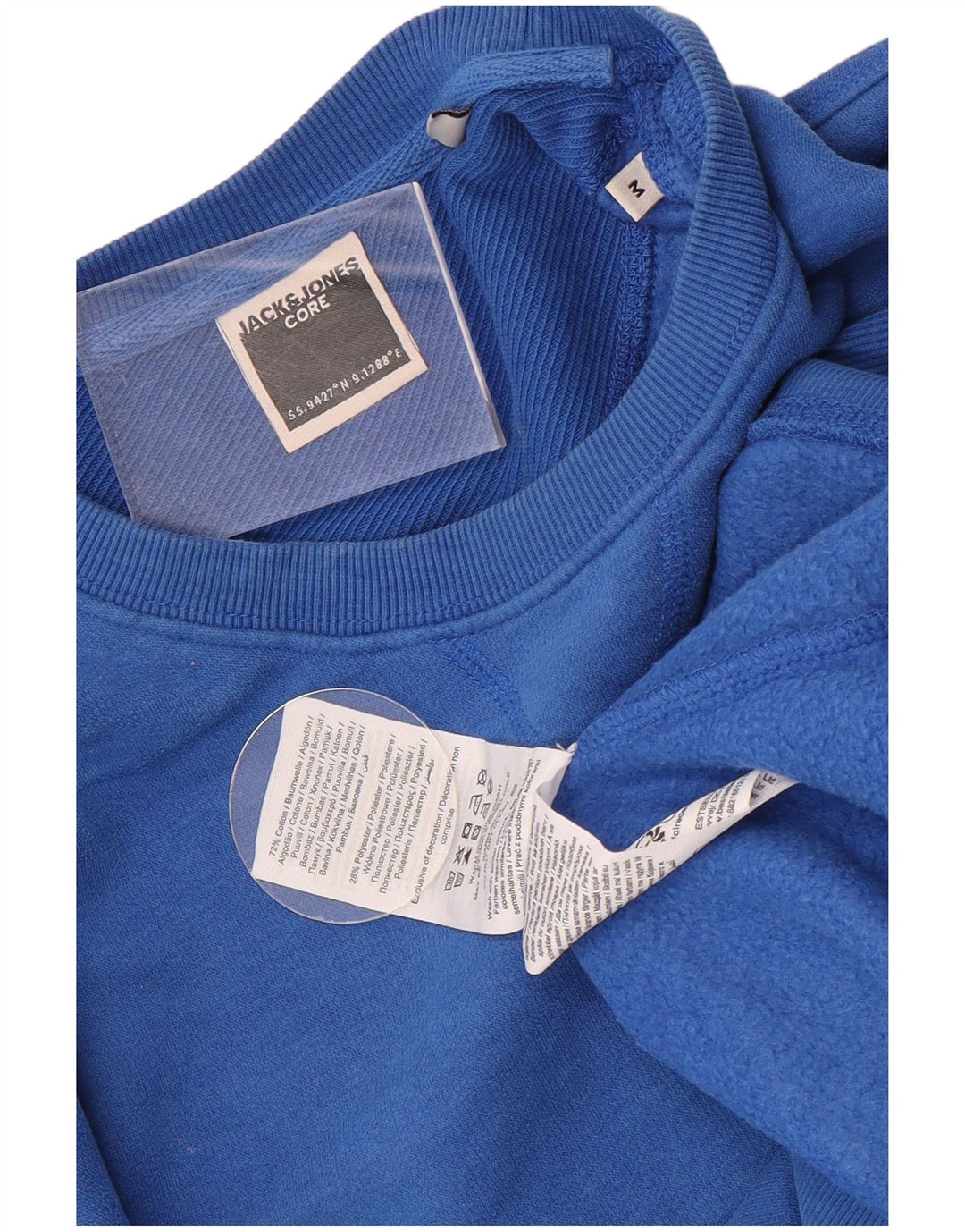 Ανδρικό φούτερ Jack & Jones Jumper Μεσαίο μπλε βαμβακερό