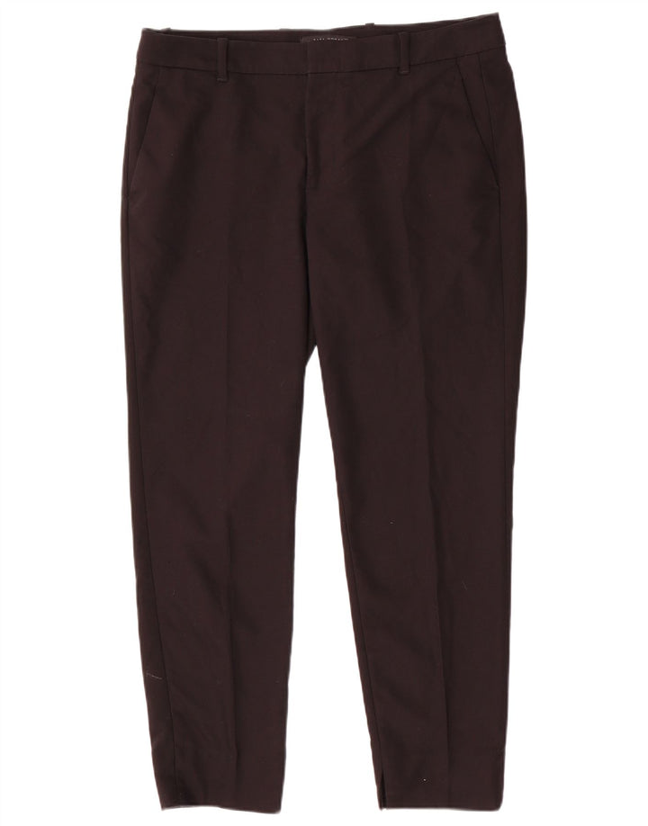 Zara Γυναικείο Slim Παντελόνι Chino Μεγάλο W34 L27 Μαύρο