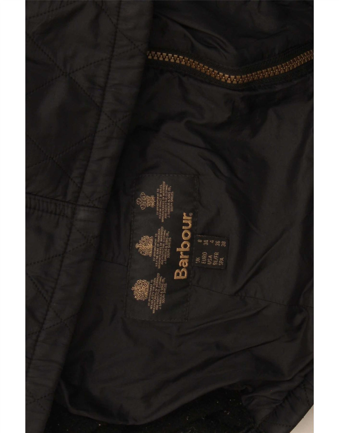 Barbour Γυναικείο Καπιτονέ μπουφάν UK 8 Small Black