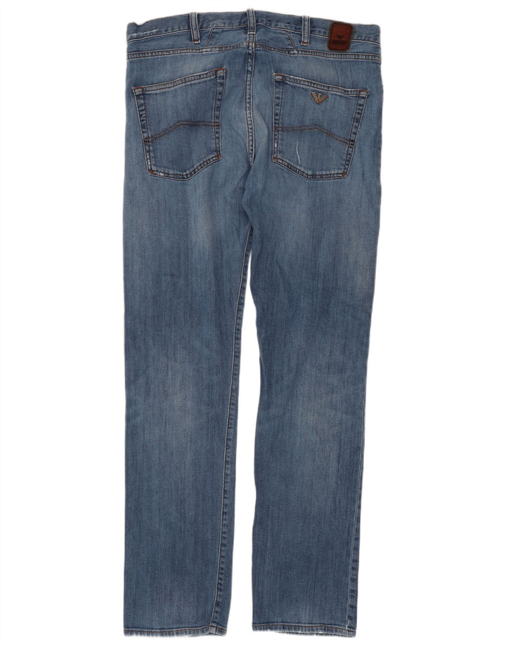 Armani Ανδρικό Slim Jeans W34 L30 Blue Cotton