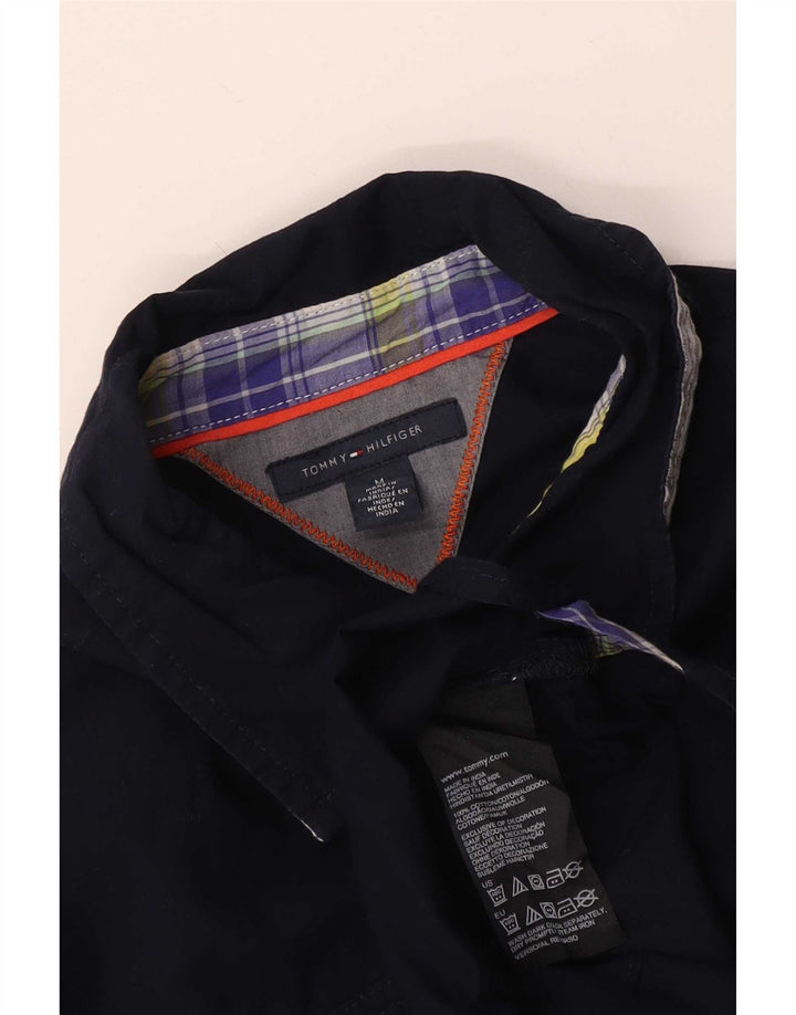 Tommy Hilfiger Γυναικείο Πουκάμισο UK 12 Medium Navy Blue βαμβακερό