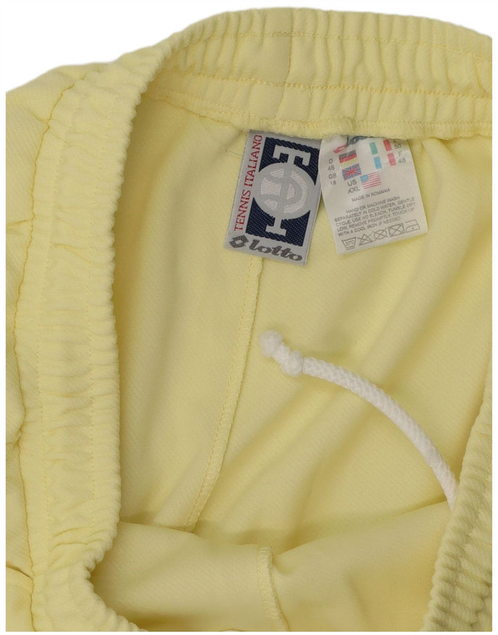 Γυναικεία αθλητική φόρμα LOTTO Παντελόνι UK 18 XL Yellow Polyester