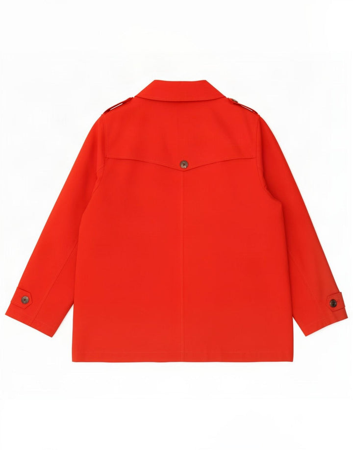 Marks & Spencer Γυναικεία κοντή καμπαρντίνα UK 22 3XL κόκκινο πολυεστέρας