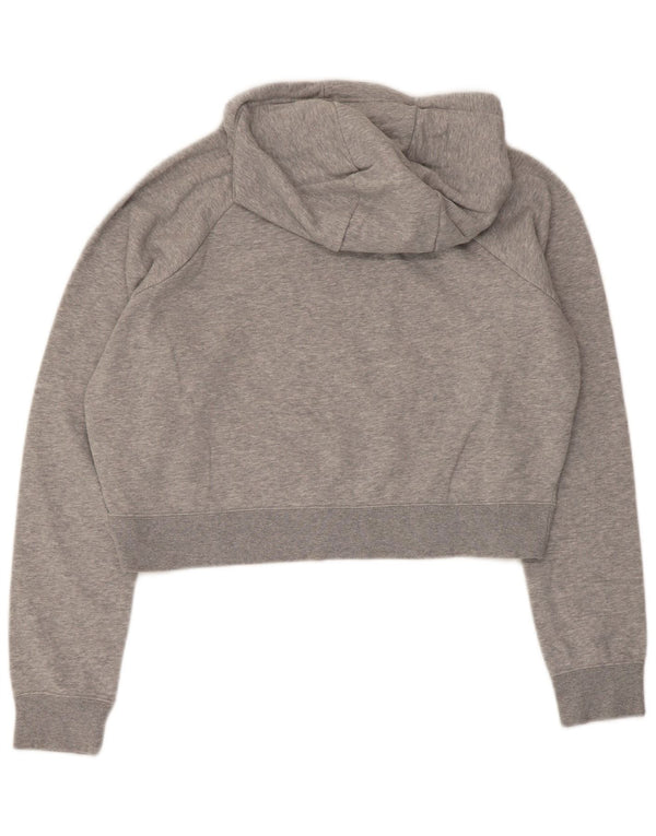 Γυναικείο φούτερ Nike Crop Jumper UK 16 μεγάλο γκρι βαμβακερό