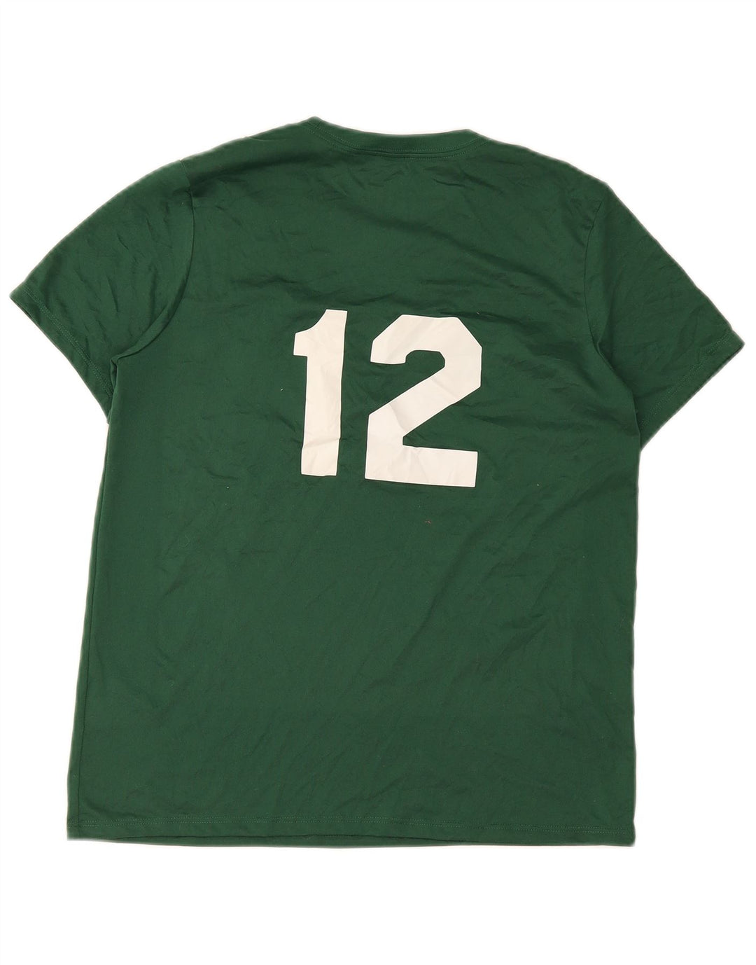 Ανδρικό γραφικό μπλουζάκι Nike Dri Fit, μεσαίο πράσινο πολυεστέρας