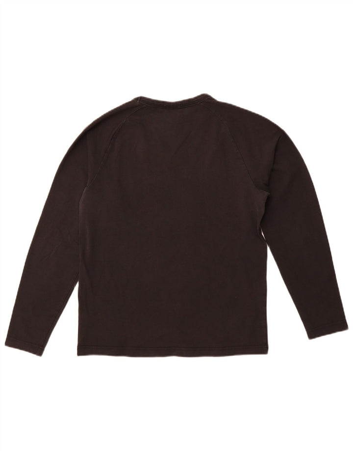 Ανδρικό τοπ Nike μακρυμάνικο UK 36/38 Μικρό μαύρο βαμβακερό