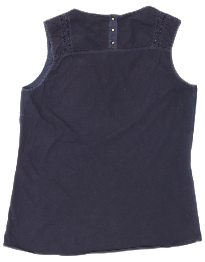 Massimo Dutti Γυναικείο Γιλέκο Τοπ UK 12 Medium Navy Blue