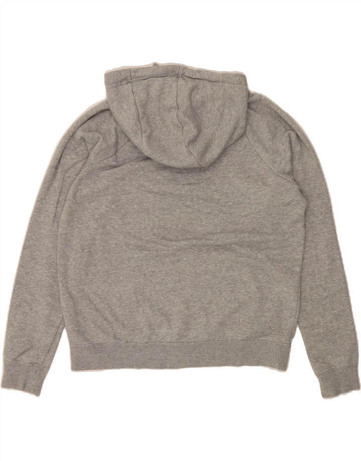NIKE Womens Hoodie Jumper UK 14 Medium Grey Cotton Vintage Nike and Second-Hand Nike from Messina Hembry 