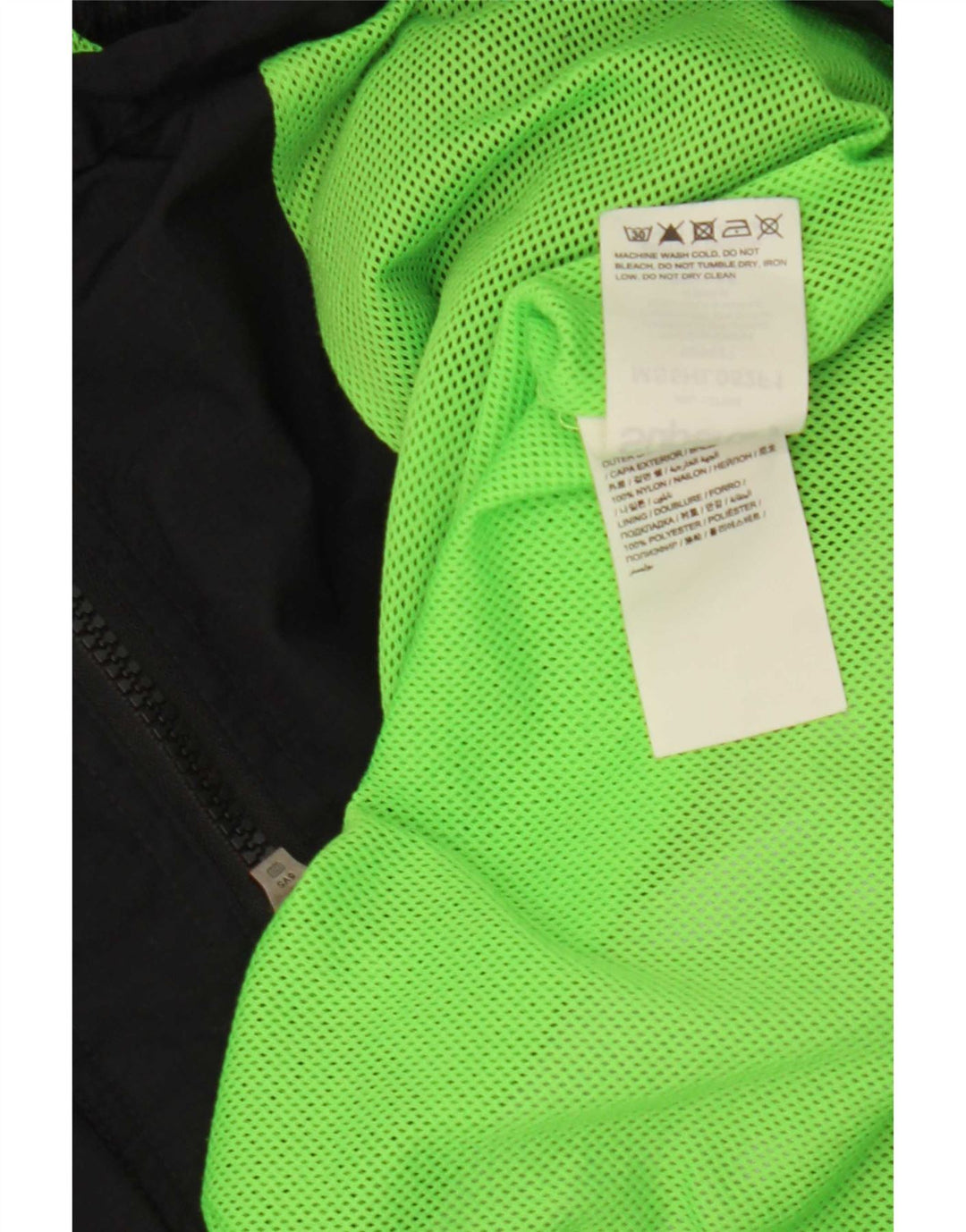 Superdry Womens The Windcheater Windbreaker Jacket UK 16 Large Black Nylon