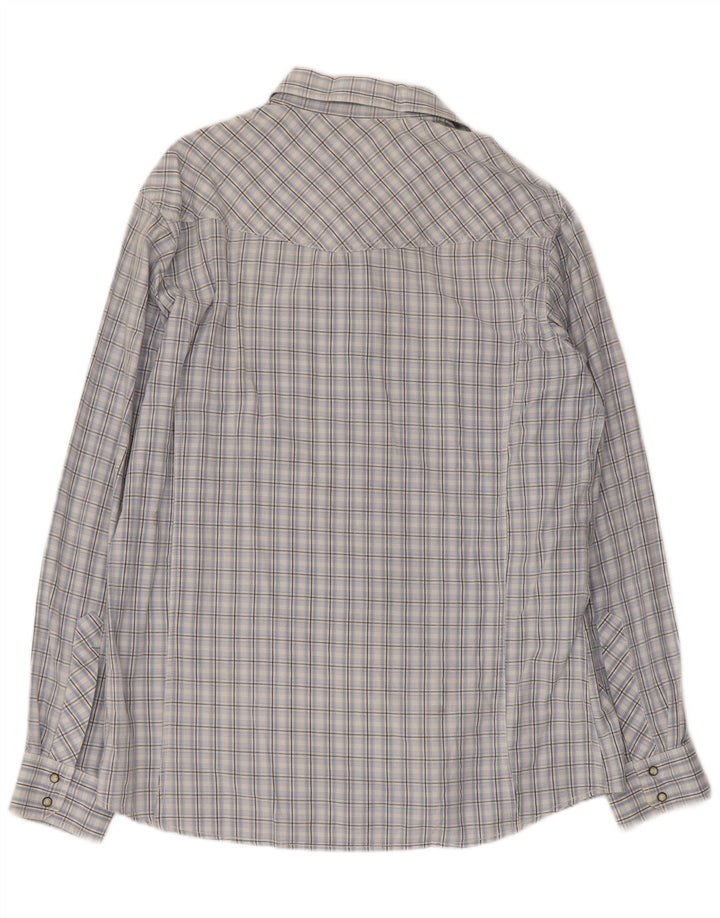 Ανδρικό πουκάμισο Marlboro Classics 2XL Blue Check Cotton