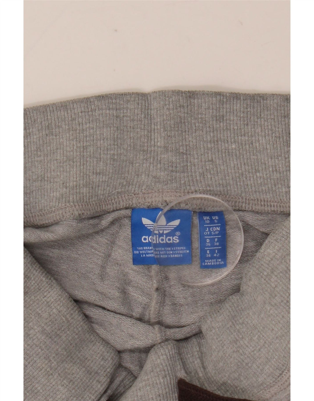 Γυναικεία αθλητική φόρμα Adidas Παντελόνι UK 10 Small Grey Flecked