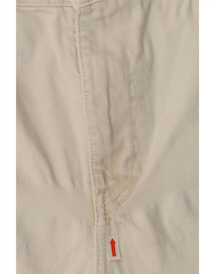 Zara Γυναικείο τζιν ίσιο EU 46 2XL W36 L26 Λευκό