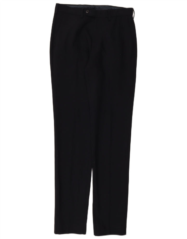 Marks & Spencer Ανδρικό Slim Suit Παντελόνι W30 L33 Navy Blue Wool