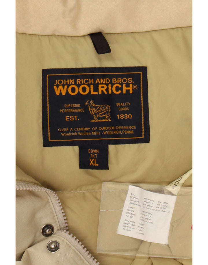 Woolrich Ανδρικό padded Gilet UK 42 XL Beige Nylon