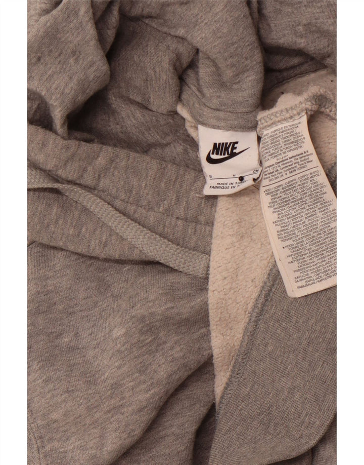 Ανδρικό φούτερ με κουκούλα NIKE, μικρό γκρι βαμβακερό