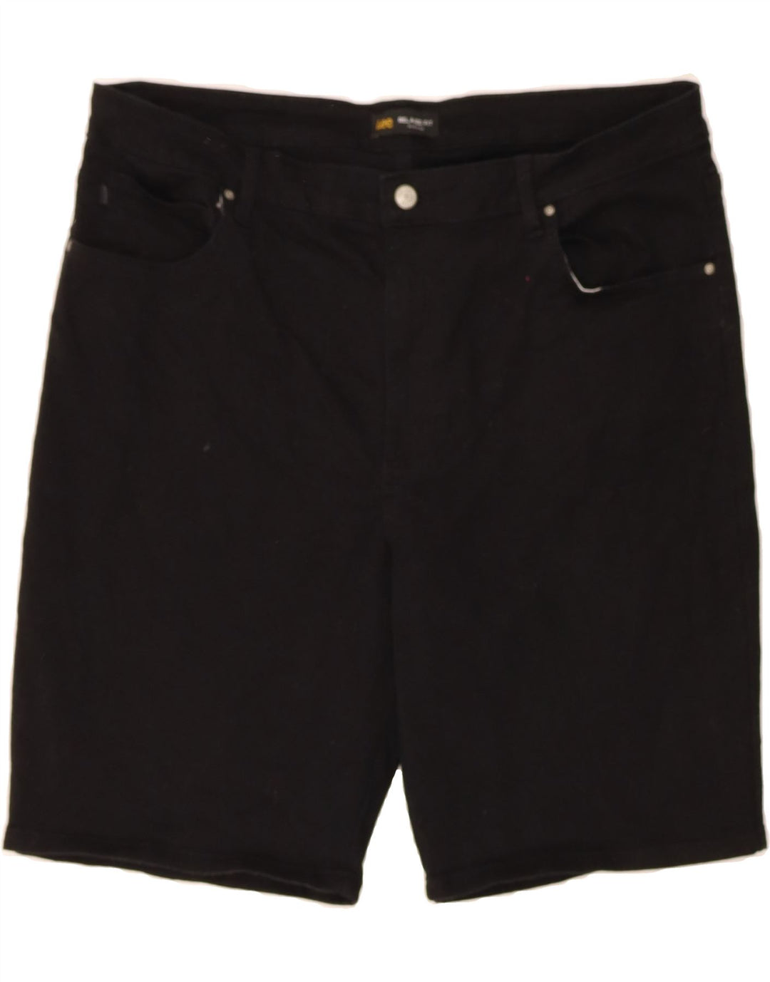 LEE Womens Denim Shorts US 18 2XL W38  Black Cotton Vintage Lee and Second-Hand Lee from Messina Hembry 