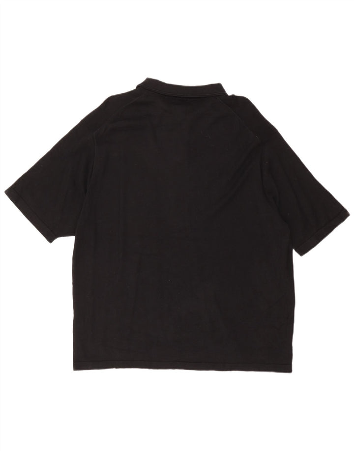 DOCKERS Ανδρικό πουκάμισο Polo XL Μαύρο Μεταξωτό