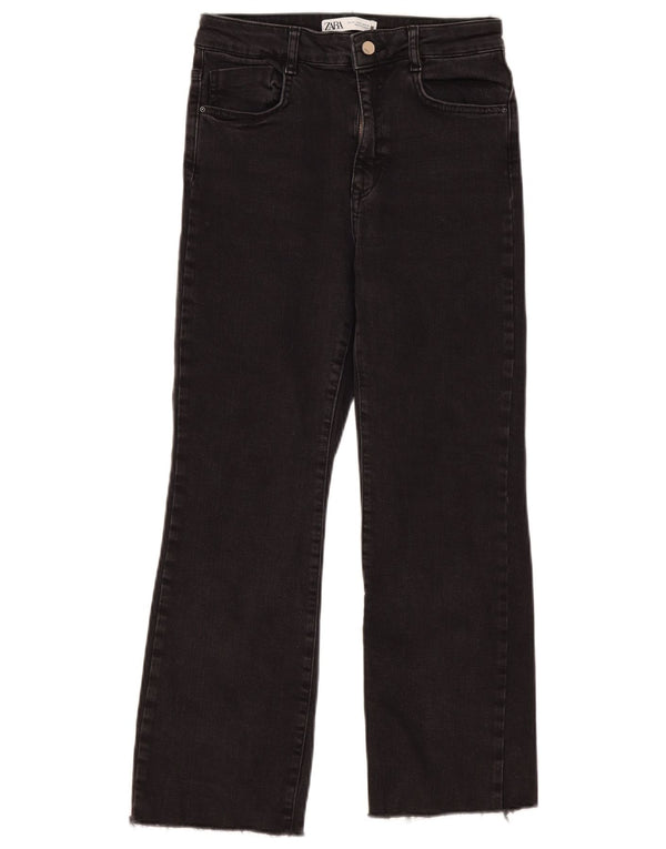 Zara Γυναικείο ίσιο τζιν EU 38 Small W28 L26 Μαύρο