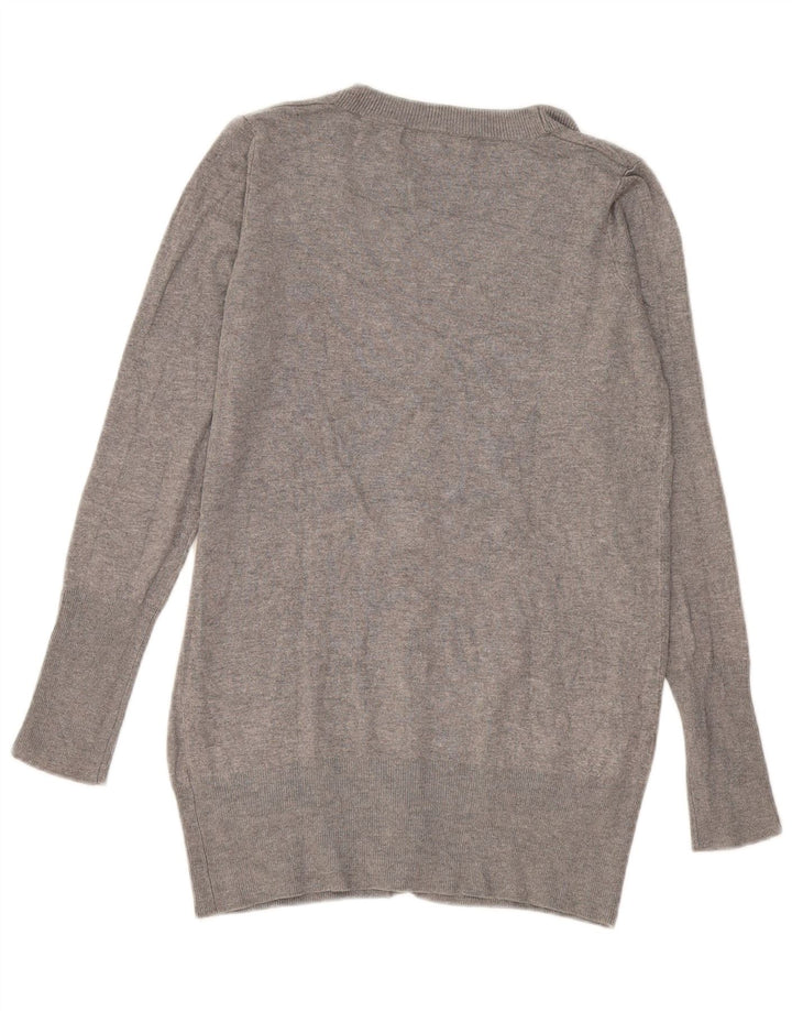 Zara Γυναικεία Ζακέτα UK 14 Large Grey