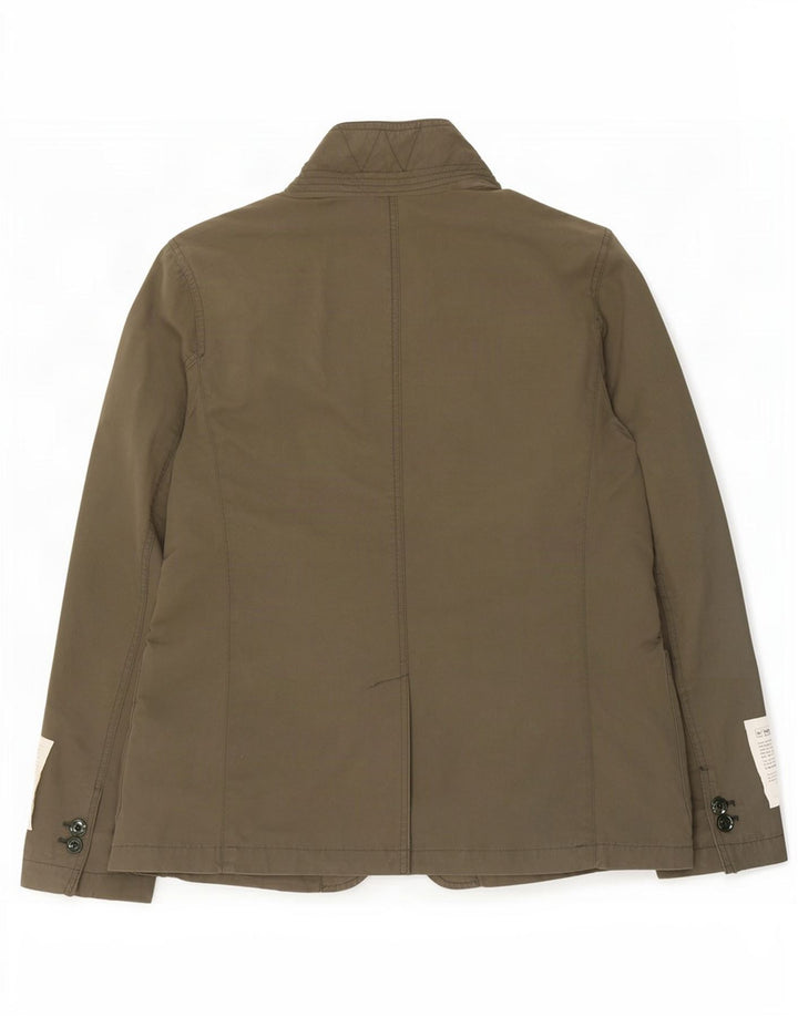 Woolrich Mens Utility Jacket UK 40 Large Green Cotton