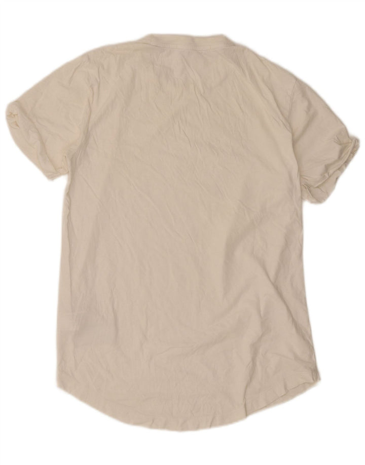 Ανδρικό T-Shirt Calvin Klein Τοπ μεσαίο λευκό βαμβακερό
