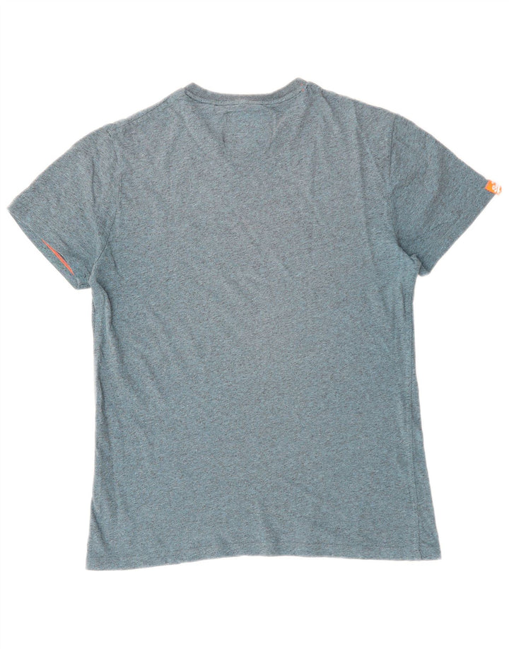 Ανδρικό T-Shirt Superdry Top Large Blue Flecked
