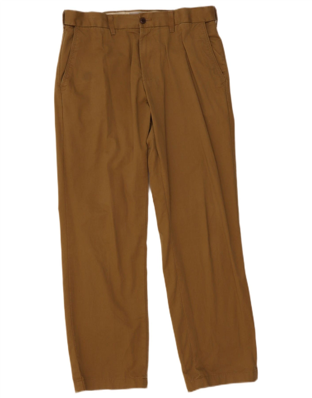 Marks & Spencer Ανδρικό παντελόνι Chino Regular W34 L31 Χακί βαμβακερό