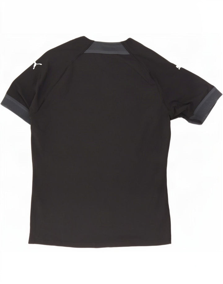 Ανδρικό T-Shirt Puma Top Medium Black Colorblock Πολυεστέρας
