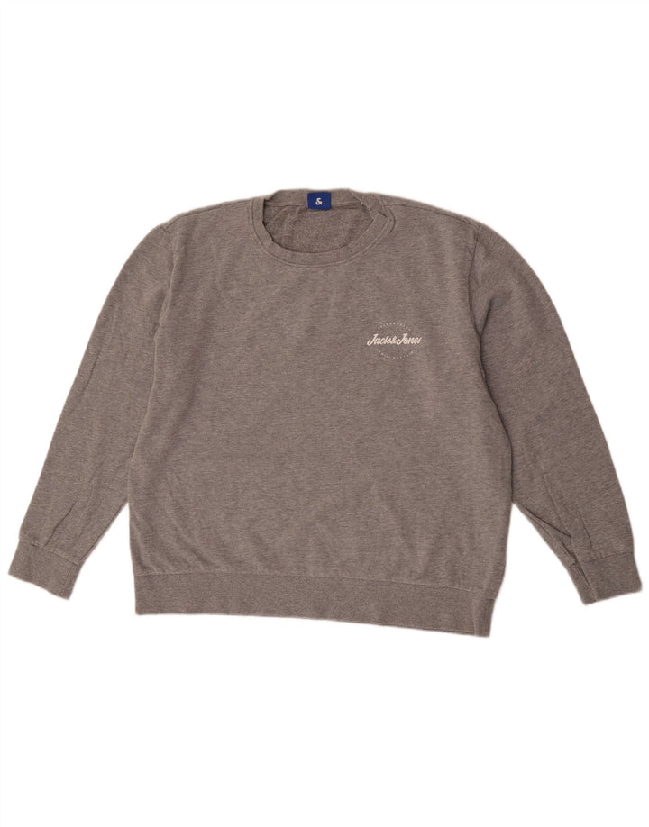 Ανδρικό φούτερ Jack & Jones Jumper XL Γκρι βαμβακερό