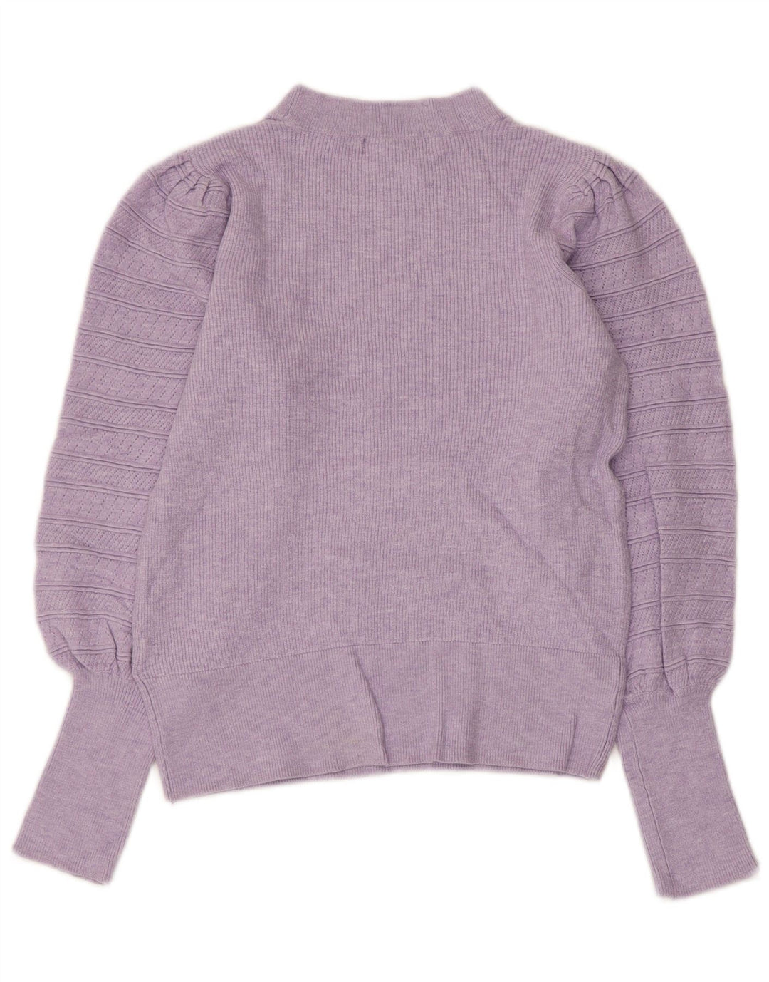 MARKS & SPENCER Γυναικείο πουλόβερ Crop Crew Neck Jumper UK 8 Small Purple