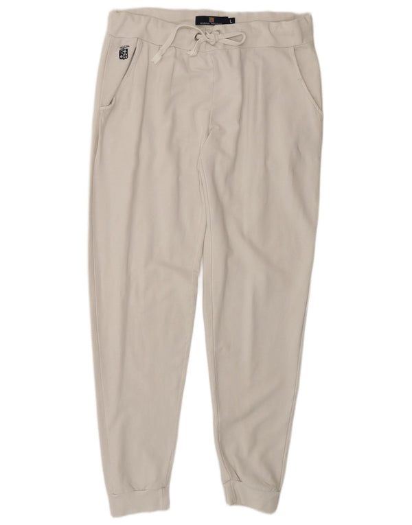 MARINA MILITARE Γυναικεία αθλητική φόρμα παντελόνι Joggers UK 16 Large White