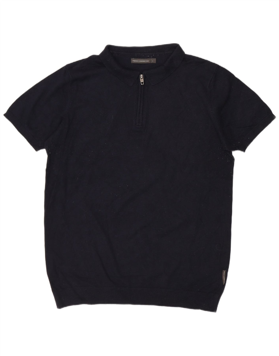 Γαλλική Connection Ανδρικό Πόλο Μπλουζάκι Μεγάλο Navy Blue Viscose