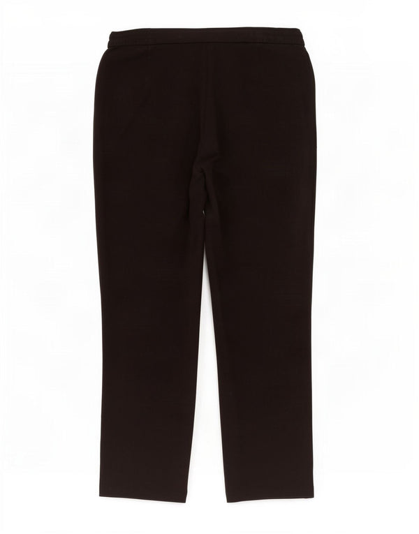 Marks & Spencer Γυναικείο ίσιο casual παντελόνι UK 12 Medium W34 L30 μαύρο