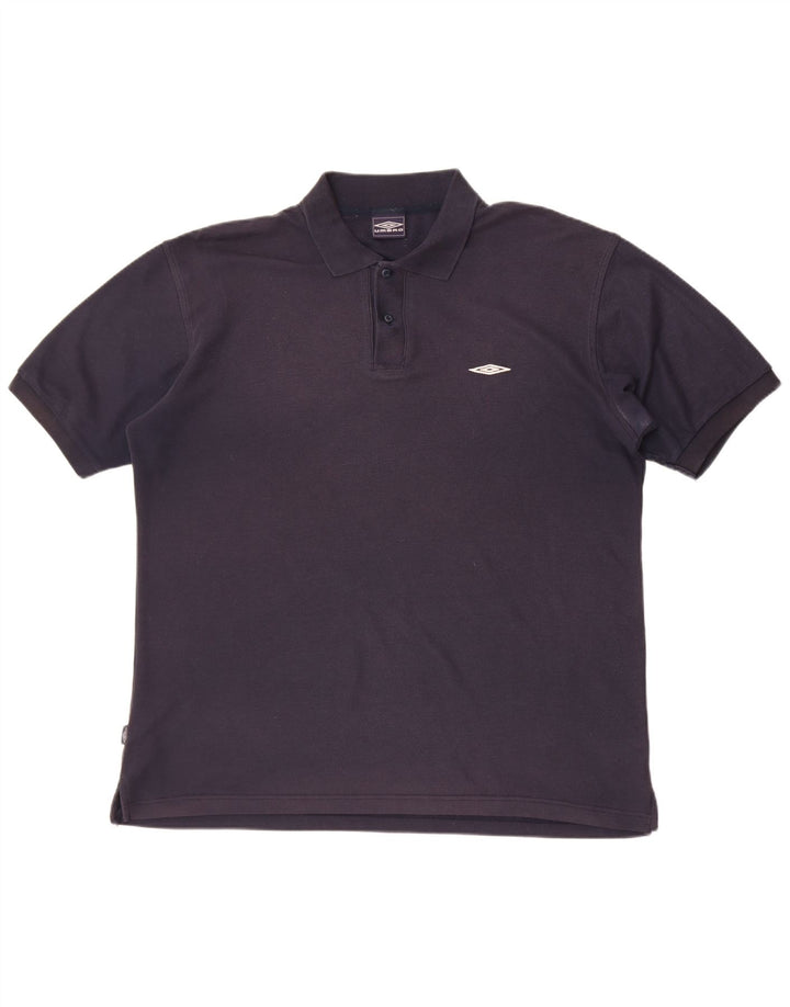Ανδρικό πουκάμισο Umbro Polo XL Navy Blue Polyester