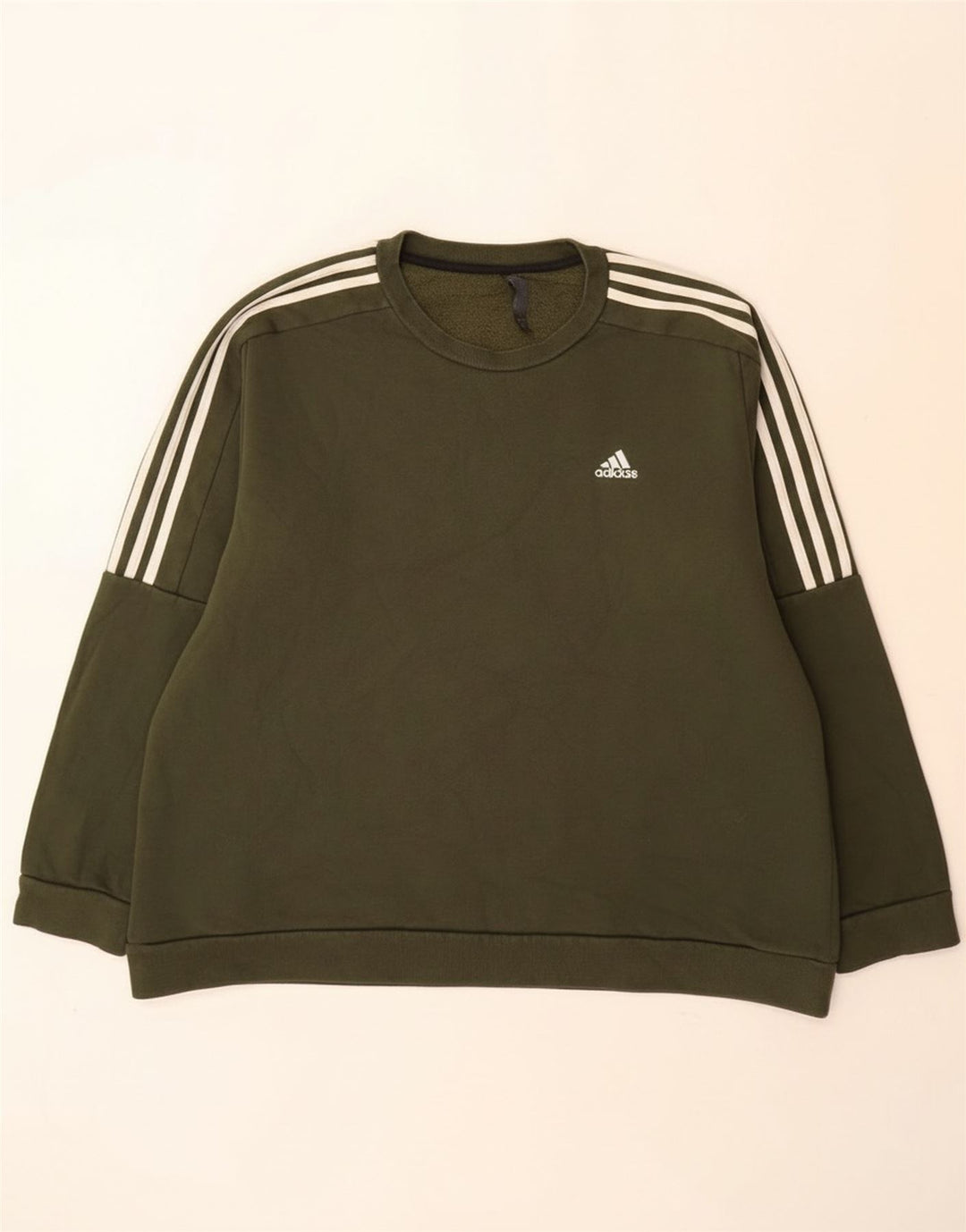 Ανδρικό φούτερ Adidas Jumper 2XL Χακί βαμβακερό