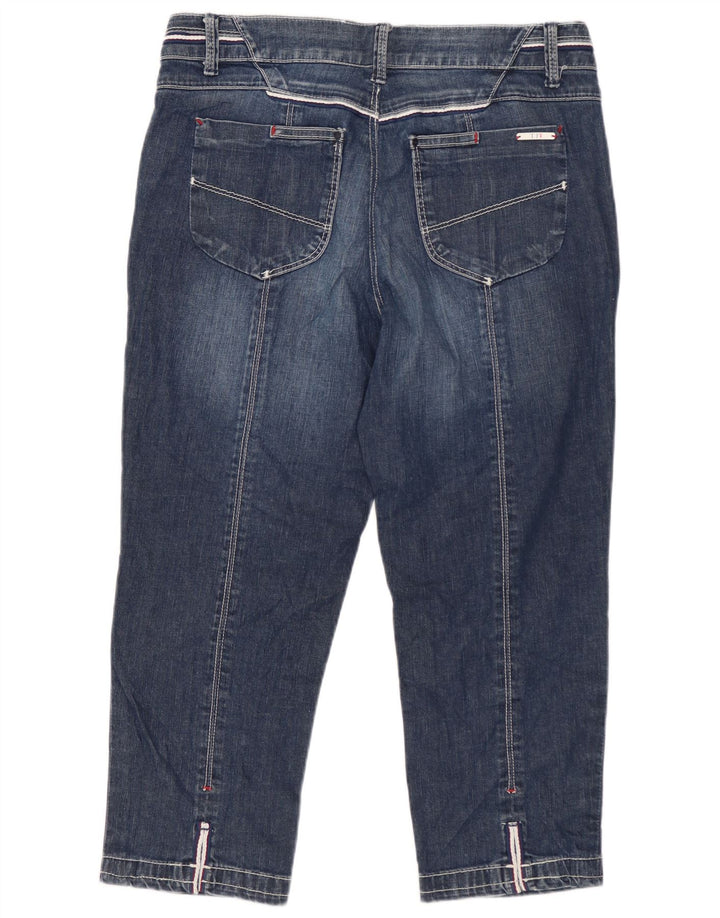 TRUSSARDI Γυναικείο Τζιν Capri W30 L21 Navy Blue Cotton
