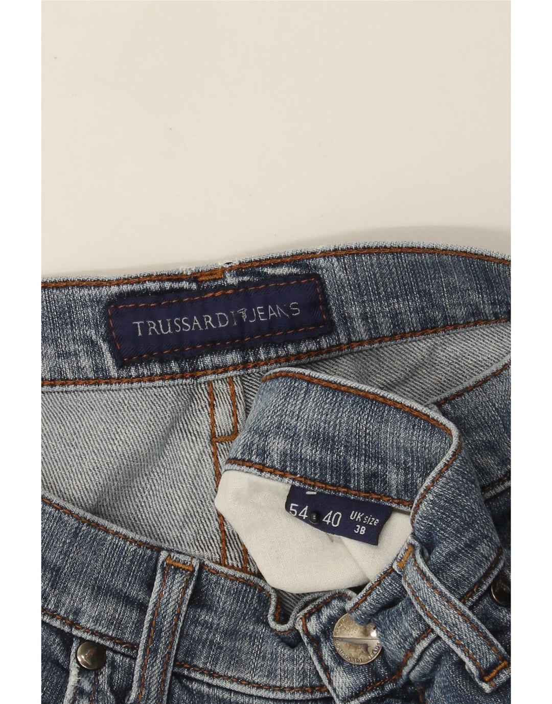Ανδρικό τζιν Trussardi ίσιο W38 L30 Μπλε