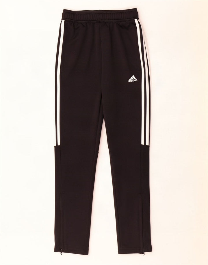 Παντελόνι αθλητικής φόρμας Adidas Boys 11-12 ετών Μαύρο Πολυεστέρα