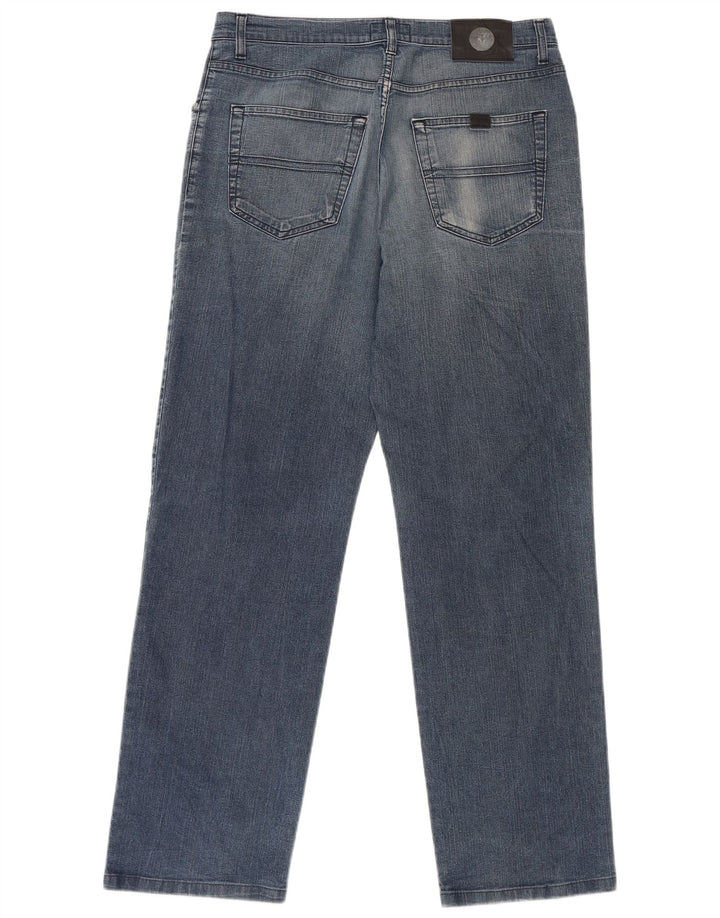 Ανδρικό τζιν Trussardi ίσιο W34 L30 Μπλε βαμβακερό