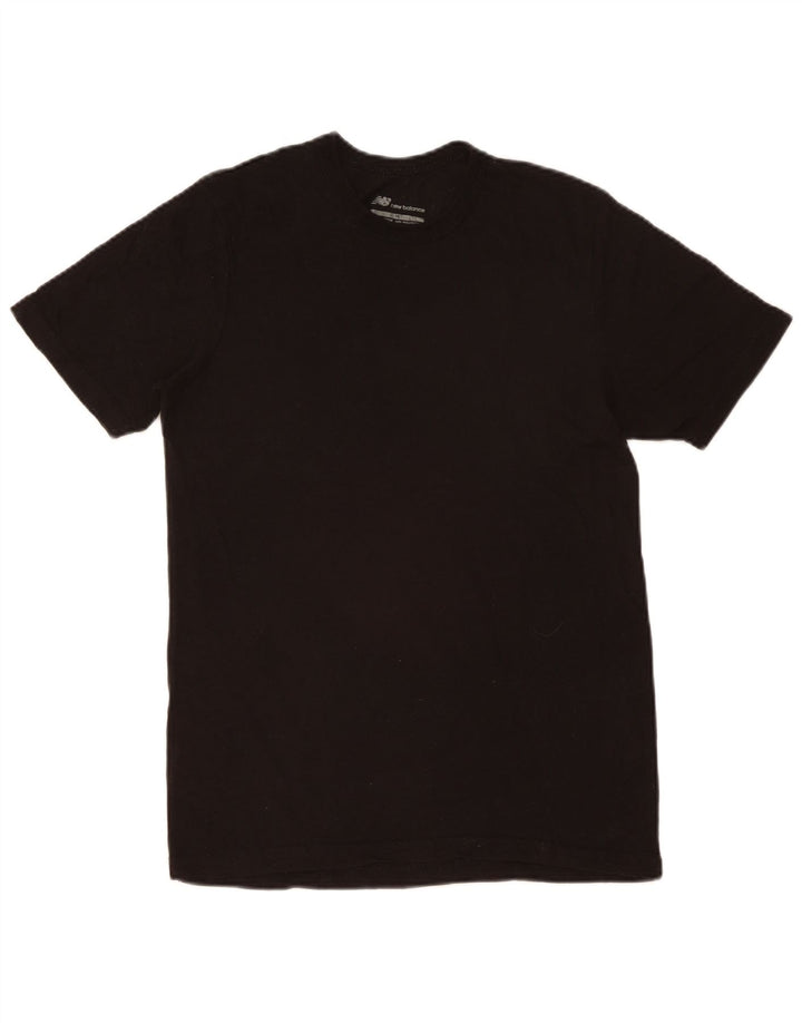 Ανδρικό T-Shirt New Balance Top Μεσαίο μαύρο βαμβακερό